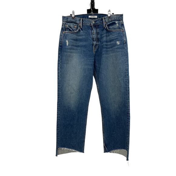 GRLFRND Jeans Womens 30 Helena High Waist Straight Leg Blue Close to You NWT - Picture 1 of 9